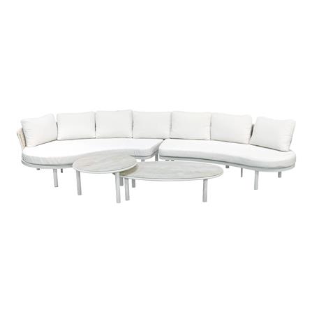 ชุดโซฟาสนามหวายเทียม 4 ที่นั่ง BENETTA CHLOE CURVE สีเบจ_0