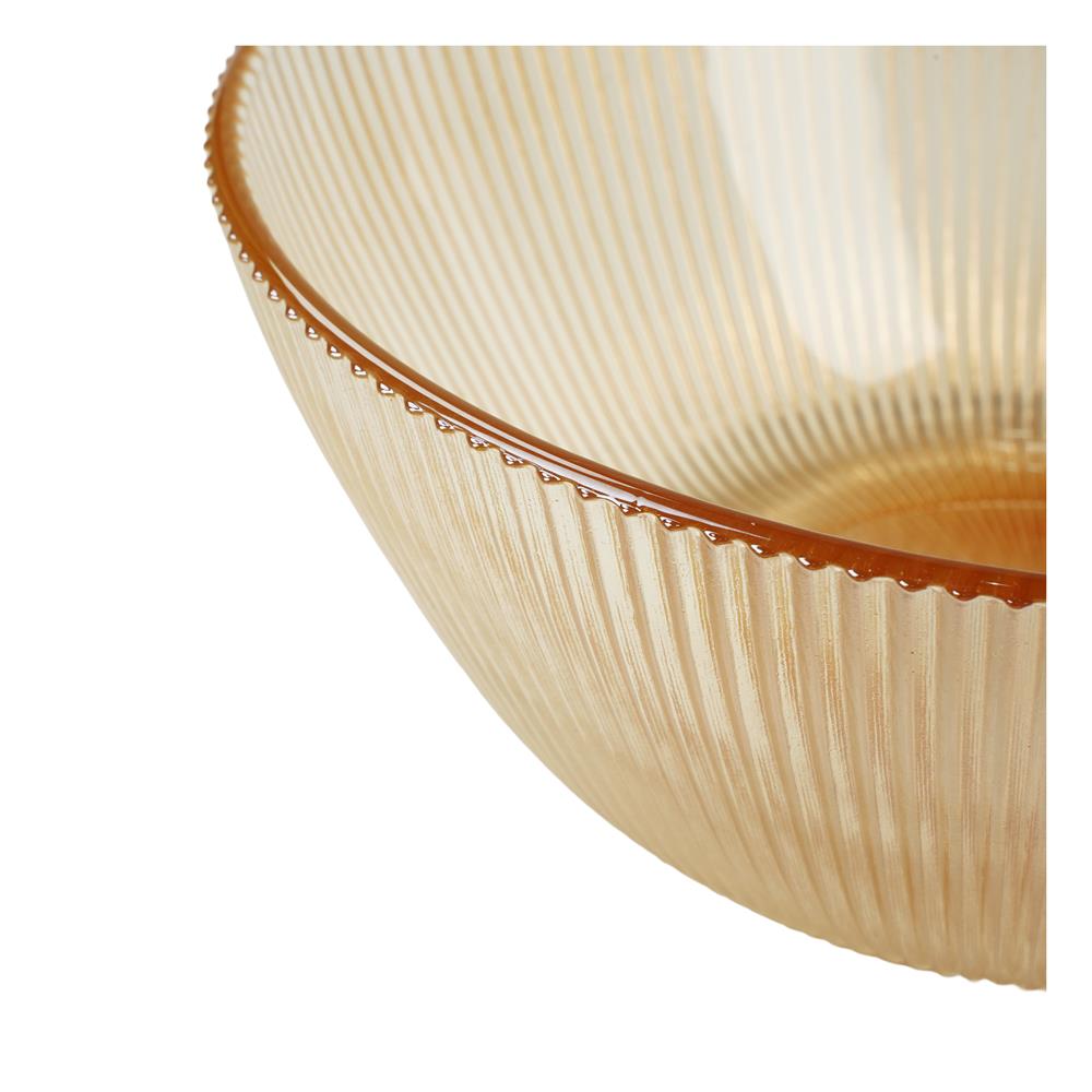 ชามแก้ว 8 นิ้ว KECH OLIVE สีน้ำตาล