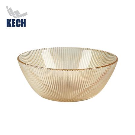 ชามแก้ว 8 นิ้ว KECH OLIVE สีน้ำตาล_0