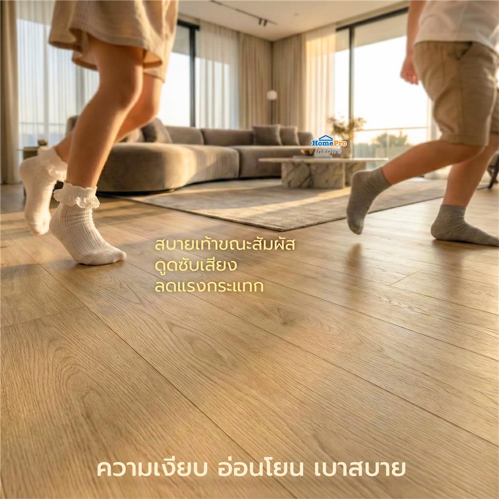 กระเบื้องยางไวนิล 15x91 ซม. TARA CLICK LOCK ซันนี่ โอ๊ค