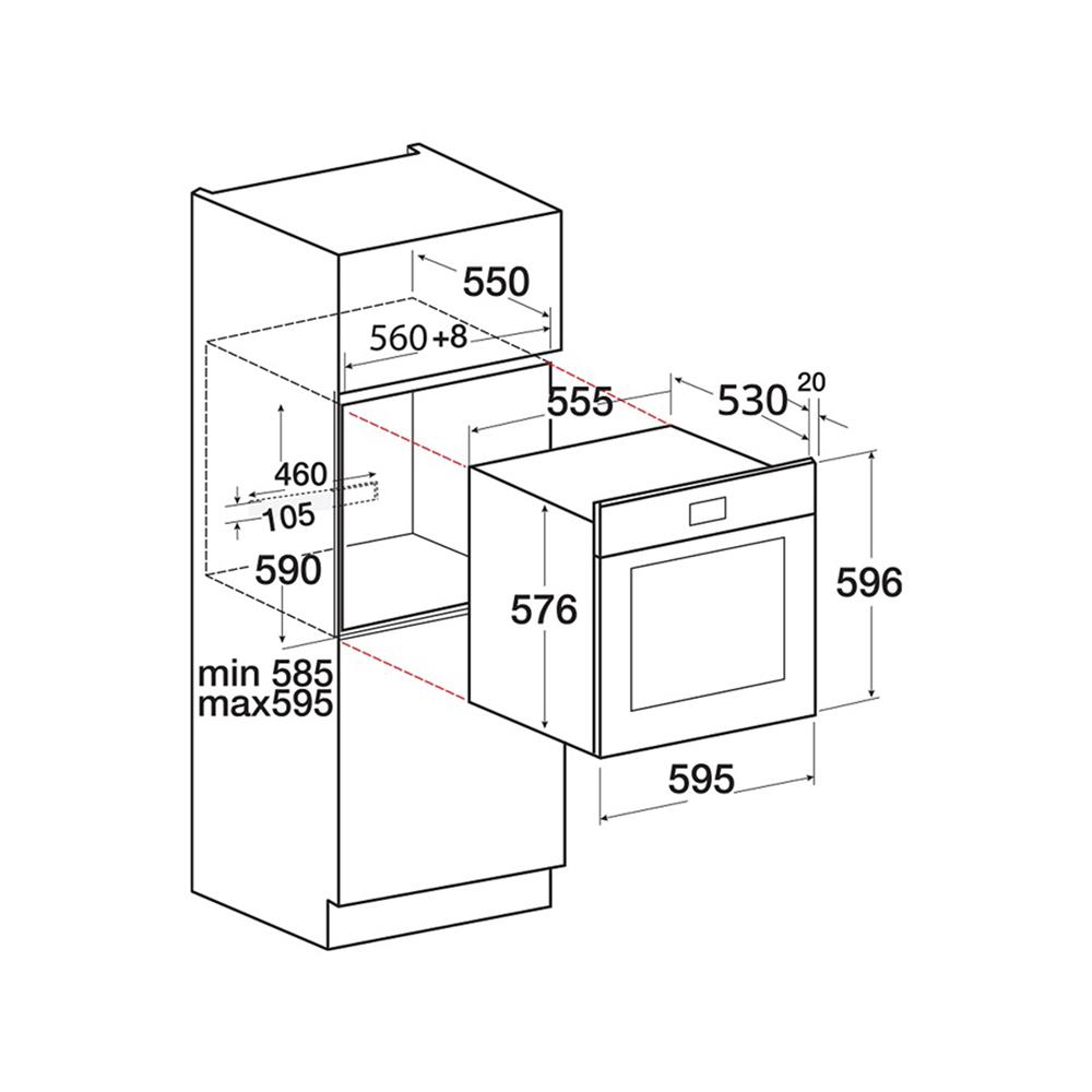 ไมโครเวฟฝัง+เตาอบฝัง AXIA INT 23 TFT MWO+INT 72 TC
