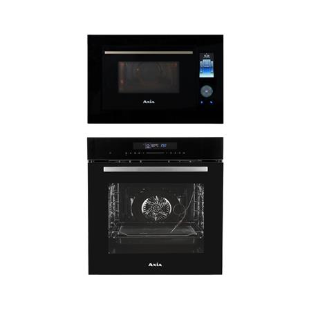 ไมโครเวฟฝัง+เตาอบฝัง AXIA INT 23 TFT MWO+INT 72 TC_0