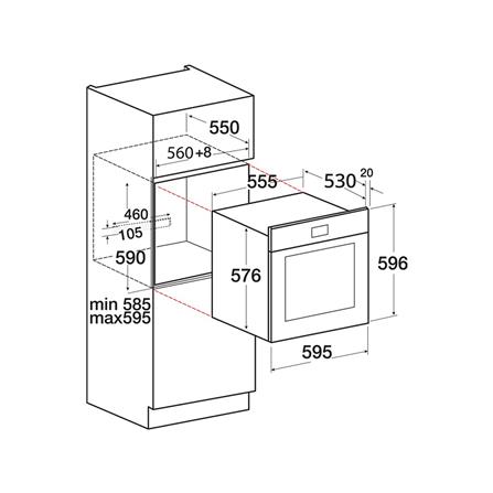 ไมโครเวฟฝัง+เตาอบฝัง AXIA INT 23 TFT MWO+INT 72 TC_7