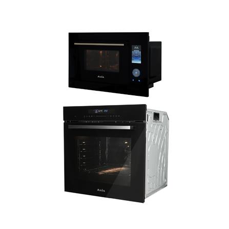 ไมโครเวฟฝัง+เตาอบฝัง AXIA INT 23 TFT MWO+INT 72 TC_1