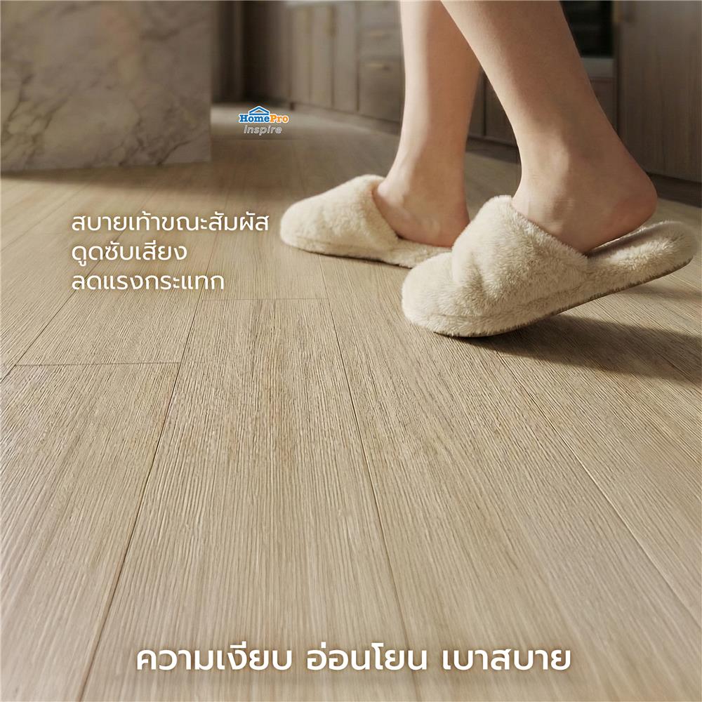 กระเบื้องยางไวนิล 15x91 ซม. TARA CLICK LOCK แซนด์ วู้ด