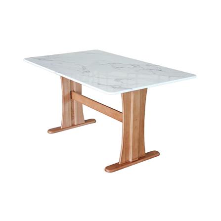 ชุดโต๊ะอาหาร 4 ที่นั่ง FURDINI PARAGON RUN สีน้ำตาล_1