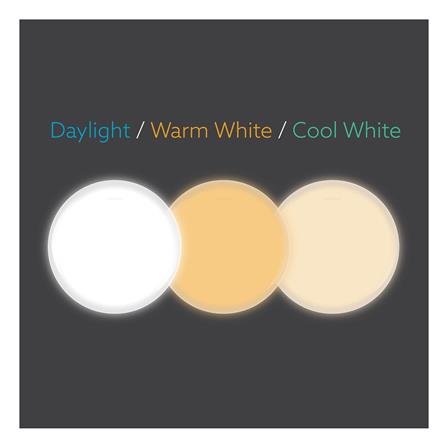 ไฟเพดาน LED LAMPTAN COVER 16 นิ้ว 36 วัตต์ DAYLIGHT/COOL WHITE/WARM WHITE  สีขาว_6