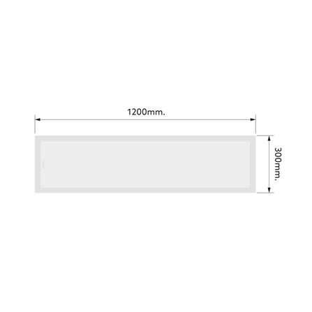 โคมติดลอย LED LAMPTAN PANEL ANNEX 42 วัตต์ 30x120 ซม. DAYLIGHT_10