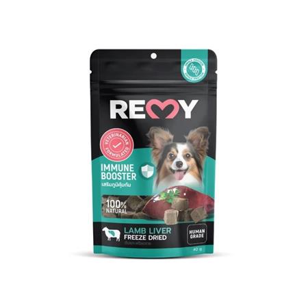 ขนมสุนัข REMY FREEZE DRIED รสตับแกะ สูตรเสริมภูมิคุ้มกัน 40 ก._0