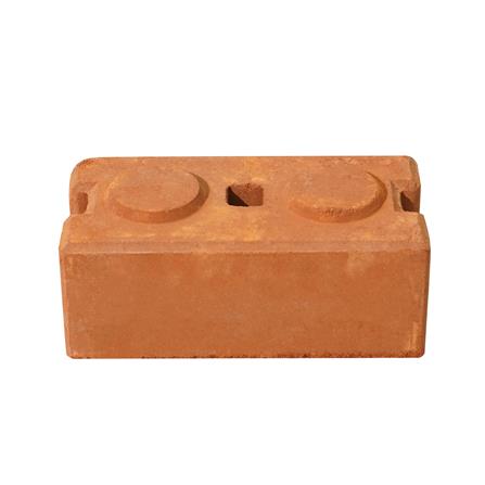 อิฐประสานเรียบตรง 2 ปุ่ม SPRING 12.5x25x10 ซม._1