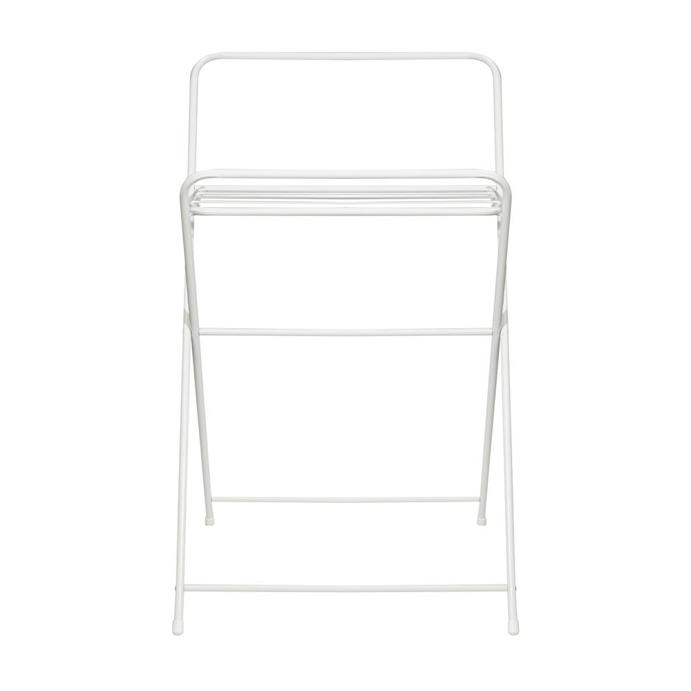 ราวแขวนผ้าขาไขว้พับได้ PLIM 58 ซม.สีขาว