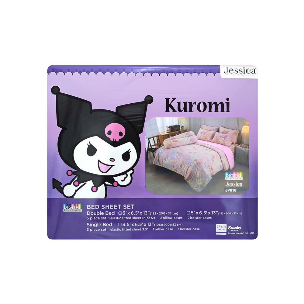 ชุดผ้าปูที่นอน 3.5 ฟุต (ชุด 3 ชิ้น) JESSICA KUROMI 21075-JP018