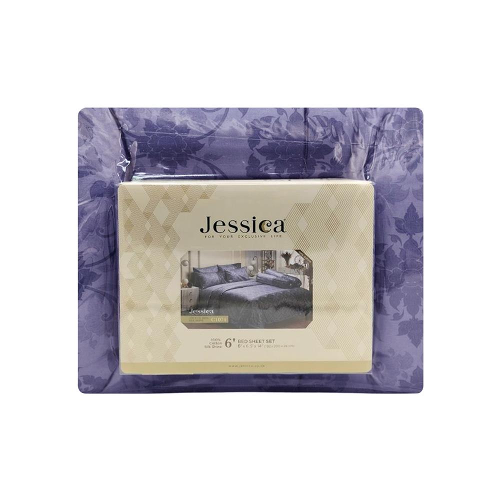 ชุดผ้าปูที่นอน 5 ฟุต (ชุด 5 ชิ้น) JESSICA COTTON 20065-C1074