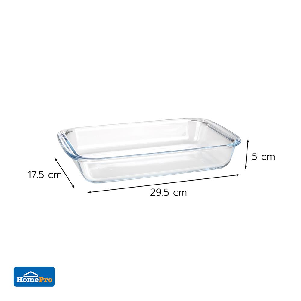 ถาดอบแก้ว KECH BAKE 1600 มล. 17x29 ซม.