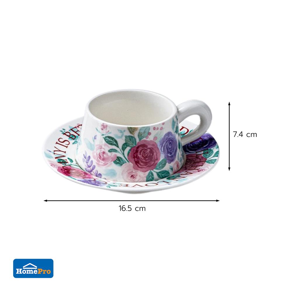 ถ้วยหู PORCELAIN 280 มล. KECH GARDEN