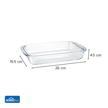 ถาดอบแก้ว KECH BAKE 1000 มล. 15x26 ซม._1