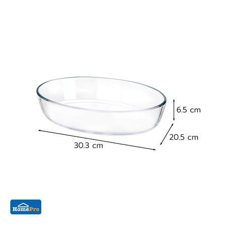 ถาดอบแก้วรี KECH BAKE 2000 มล. 20x30 ซม._1