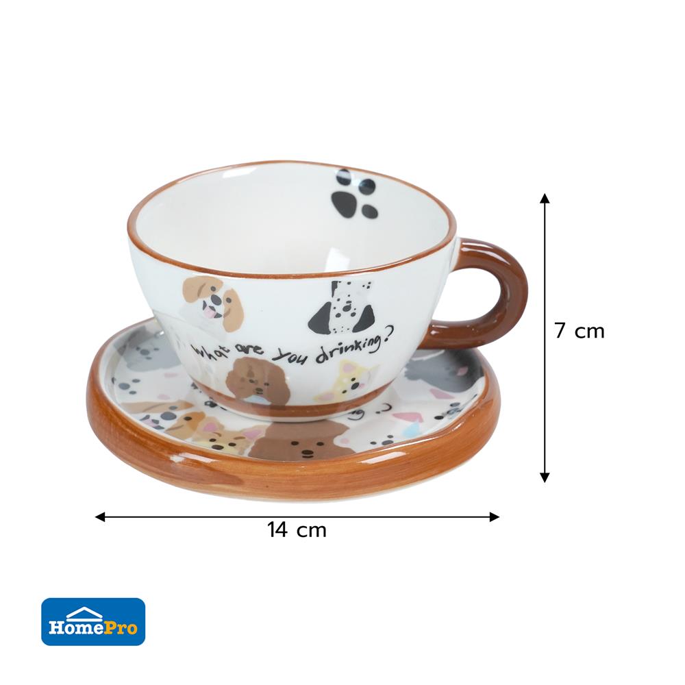ถ้วยหู PORCELAIN 250 มล. KECH PUPPY