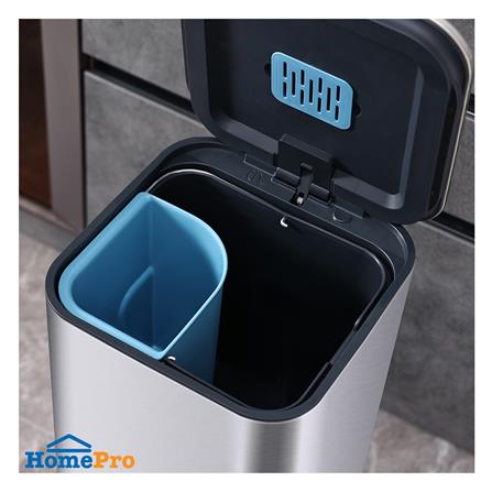 ถังขยะอัจฉริยะ RIN 9+9+3 ลิตร สีเงิน_5