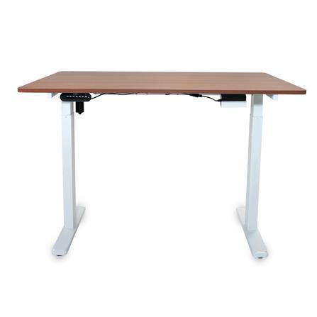 โต๊ะปรับระดับไฟฟ้า BEWELL TBS6-TOP7 120 ซม. สีวอลนัท/ขาว_1