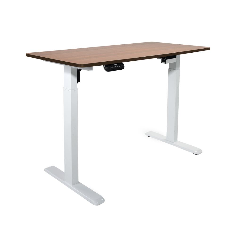 โต๊ะปรับระดับไฟฟ้า BEWELL TBS6-TOP6 100 ซม. สีวอลนัท/ขาว