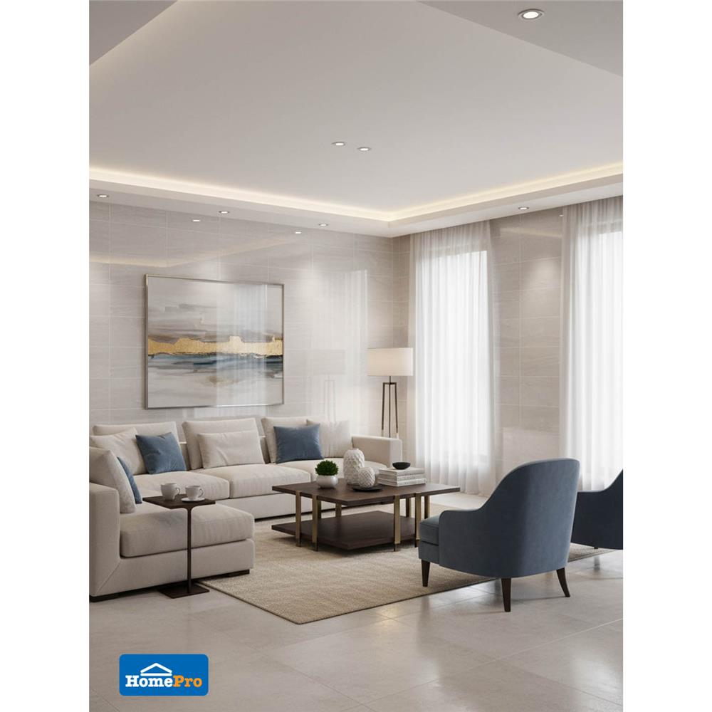 กระเบื้องผนัง 30X45 ซม. DURAGRES  อูซี่ ไลท์ เกรย์  A 1.08 ตร.ม.