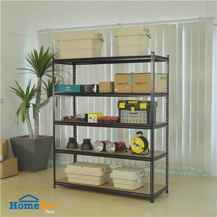 ชั้นวางของ 5 ชั้น FURDINI BAY 150 ซม. สีดำ_1