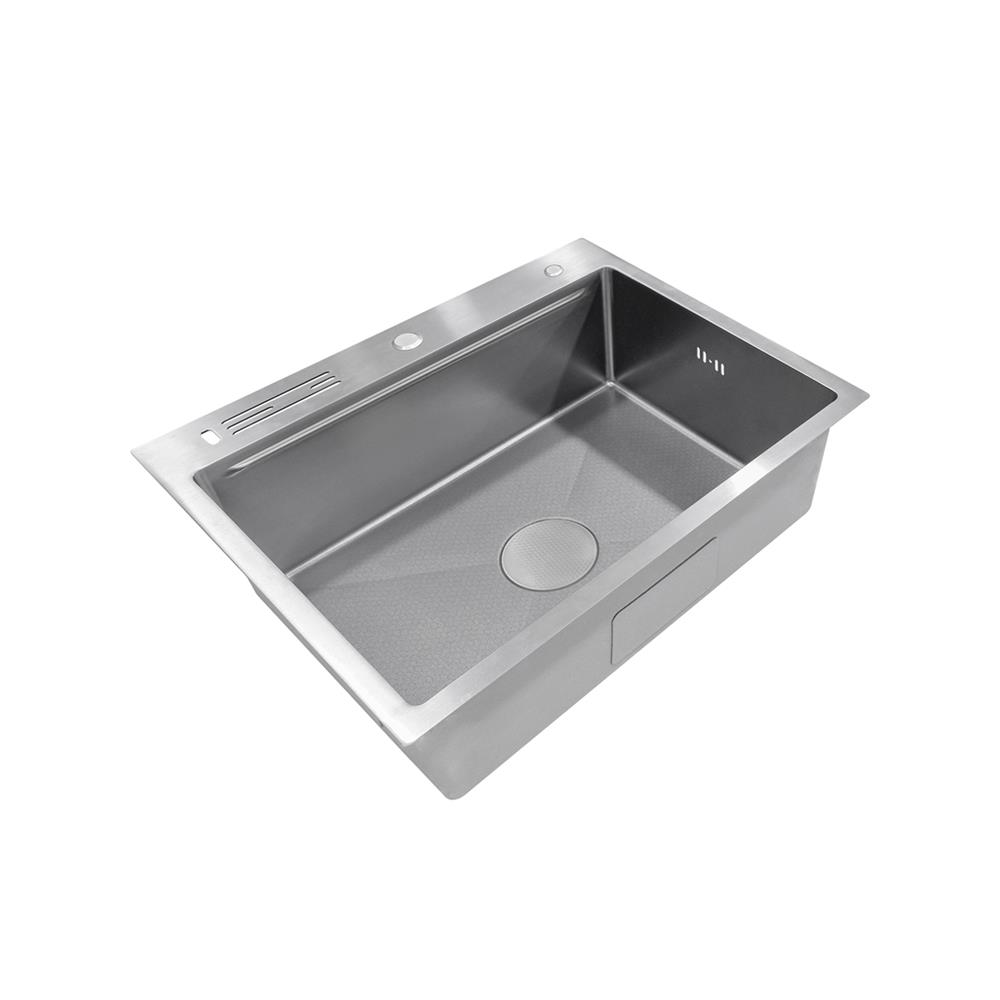 ซิงค์ฝัง 1 หลุม + ก๊อกซิงค์ AXIA EXPERTISE 6050 SILVER + NIAGARA MATTE SATIN