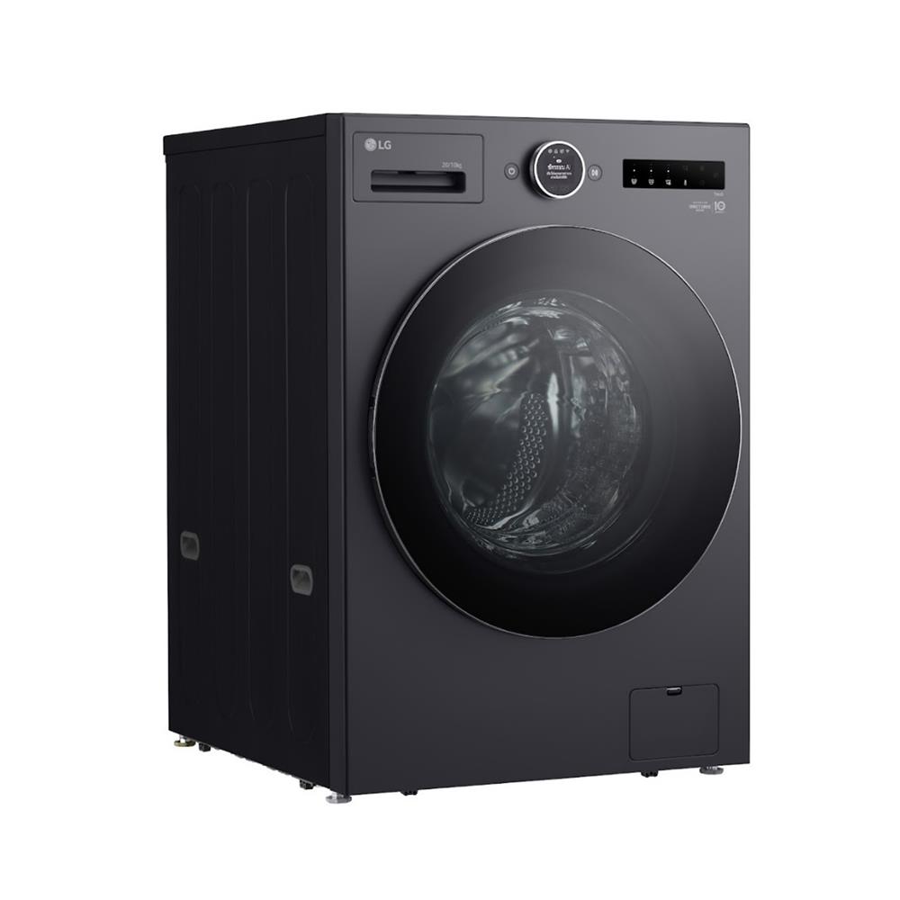 เครื่องซักอบผ้าฝาหน้า LG F2520RNTG 20/10 กก. 1100RPM อินเวอร์เตอร์ สีเทาเข้ม