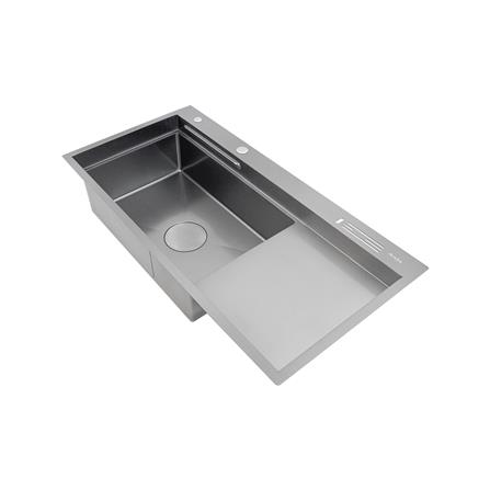 ซิงค์ฝัง 1 หลุม 1 ที่พัก + ก๊อกซิงค์ AXIA EXPERTISE 10050 SILVER + NIAGARA MATTE SATIN_2