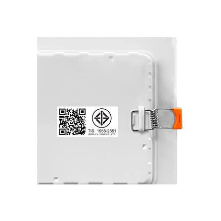 ดาวน์ไลท์ LED NAGAS DL-S 18 วัตต์ เดย์ไลท์ อะลูมิเนียม/พลาสติก สีขาว 6 นิ้ว เหลี่ยม_6