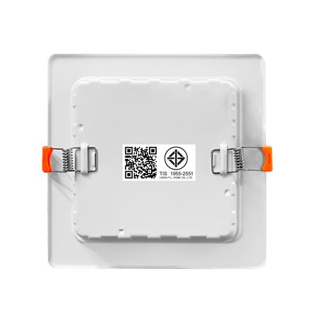 ดาวน์ไลท์ LED NAGAS DL-S 18 วัตต์ เดย์ไลท์ อะลูมิเนียม/พลาสติก สีขาว 6 นิ้ว เหลี่ยม_2