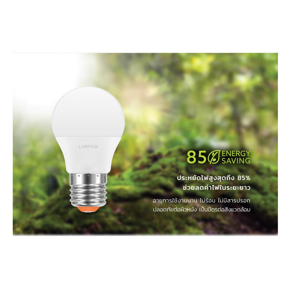 หลอด LED LAMPTAN BALL A45 3 วัตต์ WARM WHITE E27 (แพ็ก 10 ชิ้น)