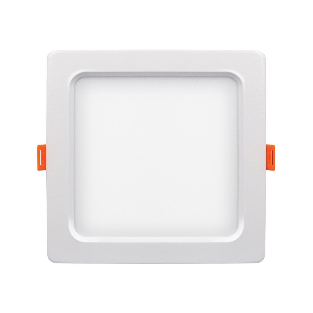 ดาวน์ไลท์ LED NAGAS DL-S 12 วัตต์ เดย์ไลท์ อะลูมิเนียม/พลาสติก สีขาว 4 นิ้ว เหลี่ยม