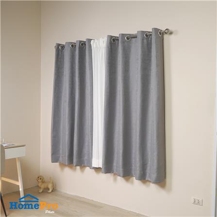 ผ้าม่าน EYELET HOME LIVING STYLE ELLA UV 150x160 ซม. สีเทา_4