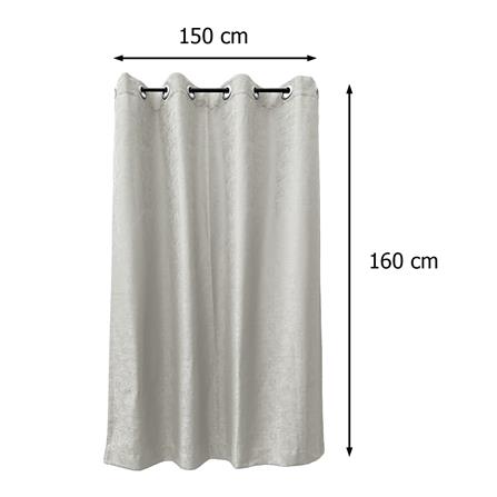 ผ้าม่าน EYELET HOME LIVING STYLE ELLA UV 150x160 ซม. สีครีม_6