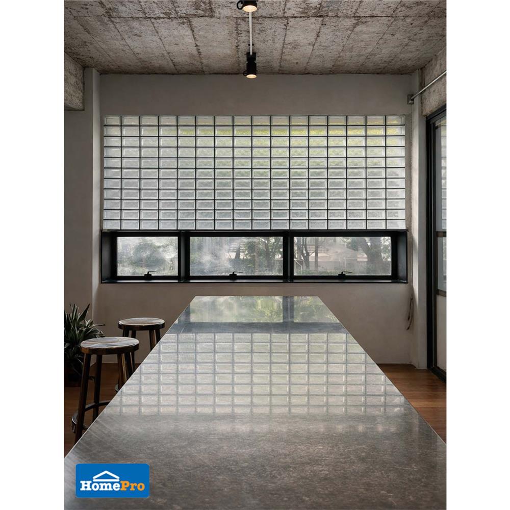 อิฐแก้ว 19x9x8 ซม. JING HUA คลาวดี้ สีใส