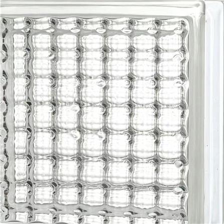 อิฐแก้ว 19x19x8 ซม. JING HUA คริสตัลพาราเรล สีใส_2