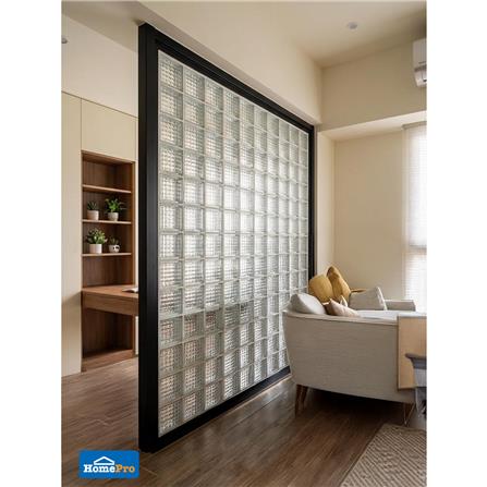 อิฐแก้ว 19x19x8 ซม. JING HUA คริสตัลพาราเรล สีใส_6