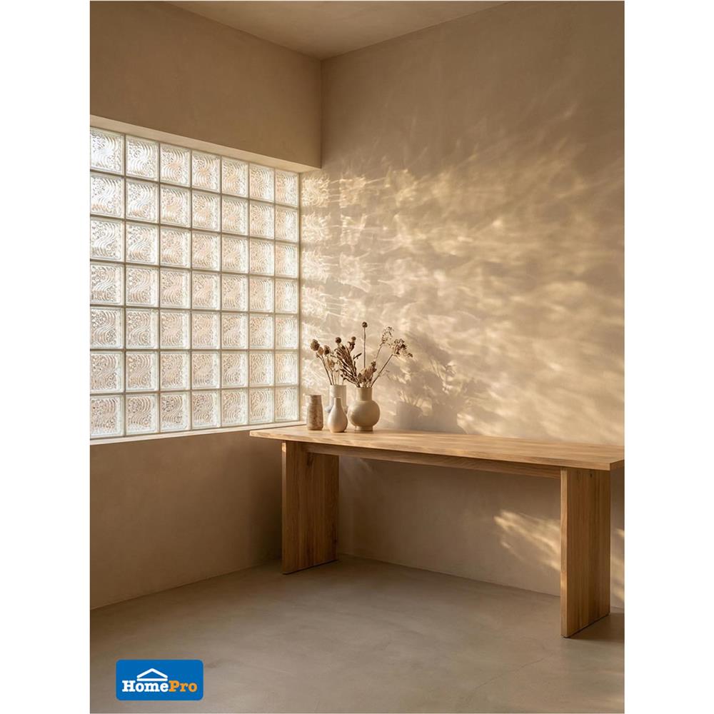 อิฐแก้ว 19x19x8 ซม. JING HUA ซีเวฟ สีใส