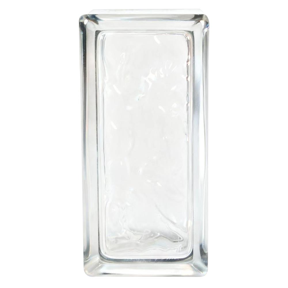 อิฐแก้ว 19x9x8 ซม. JING HUA ไอซ์ คริสตัล สีใส