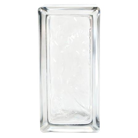อิฐแก้ว 19x9x8 ซม. JING HUA ไอซ์ คริสตัล สีใส_0