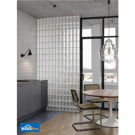 อิฐแก้ว 19x9x8 ซม. JING HUA ไอซ์ คริสตัล สีใส_2