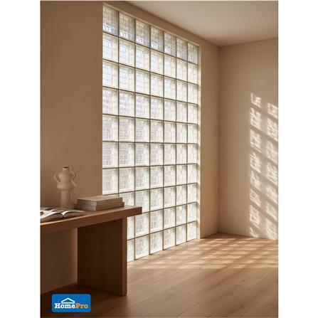 อิฐแก้ว 19x19x8 ซม. JING HUA บริค เจม สีใส_5