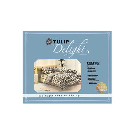 ชุดผ้าปูที่นอน 5 ฟุต (ชุด 5 ชิ้น) TULIP DELIGHT 60013-DL128_3
