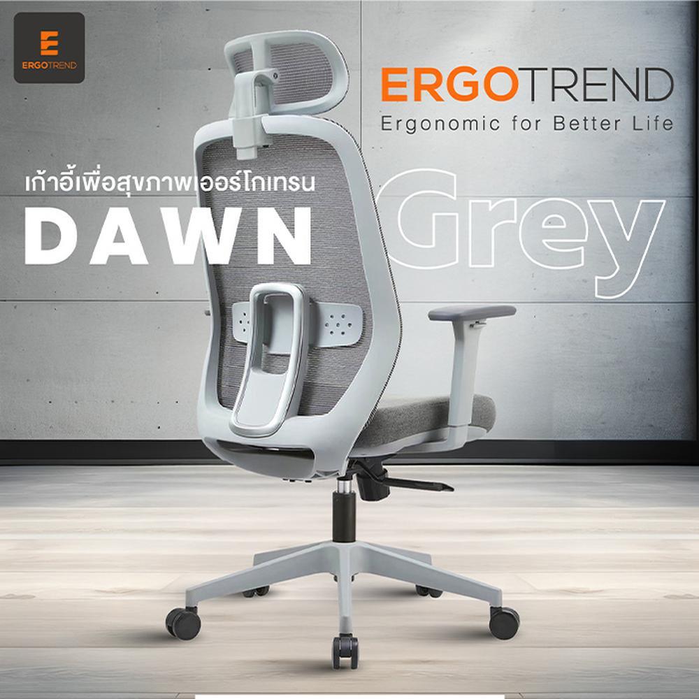 เก้าอี้สุขภาพ ERGOTREND DAWN สี่เทา
