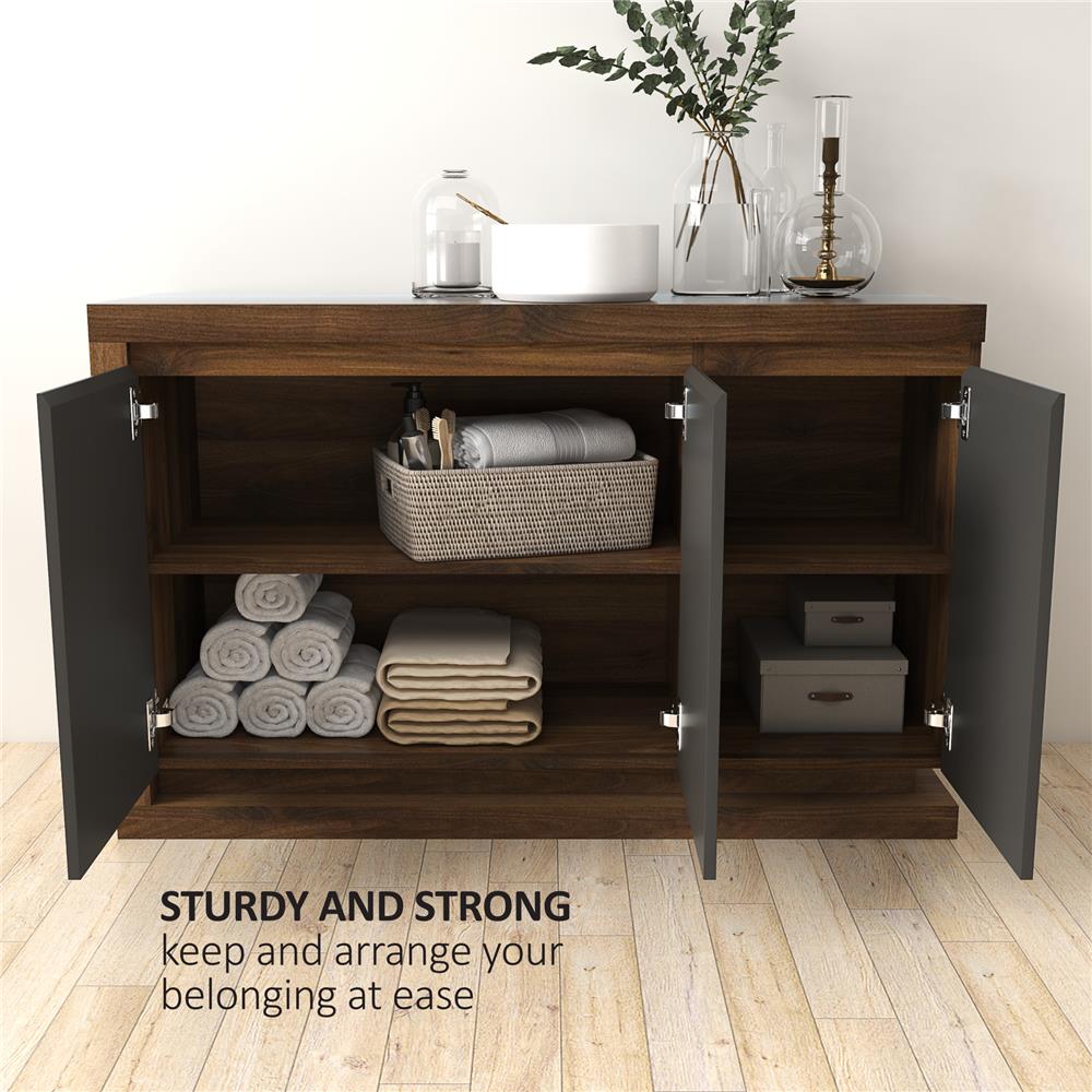 ตู้เตี้ย 3 บานเปิด TOMATO HOME TH-SB-D01 119 ซม. สีวอลนัท