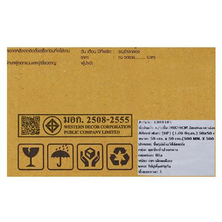 กระเบื้องพื้น 50x50 ซม. TARA อัลเฟรด เทาอ่อน A 1 ตร.ม._4