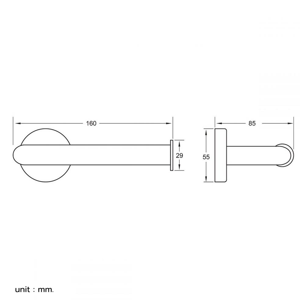 ที่ใส่กระดาษ RASLAND W1525-W2468 สเตนเลส