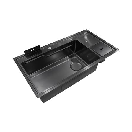 ซิงค์ฝัง 1 หลุม + ก๊อกซิงค์ AXIA EXPERTISE 10050 DB BLACK + NIAGARA MATTE SATIN_1